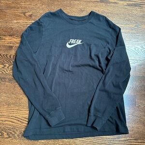 Nike Men's Black 'Freak' Long Sleeve Tee